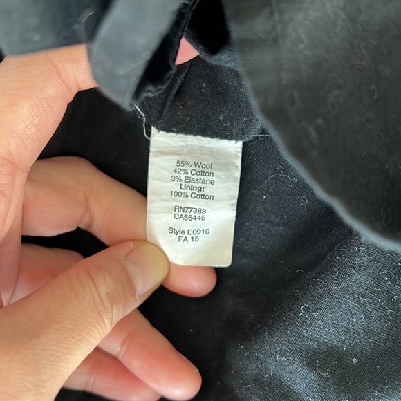 Madewell Lattitude Flannel Shirtdress in Grey 55% wool - Picture 7 of 7